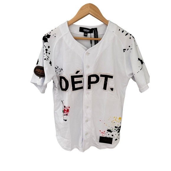 Watson Studios Other - Watson Studios Dept De La Baseball White Baseball Jersey NWT Size XS